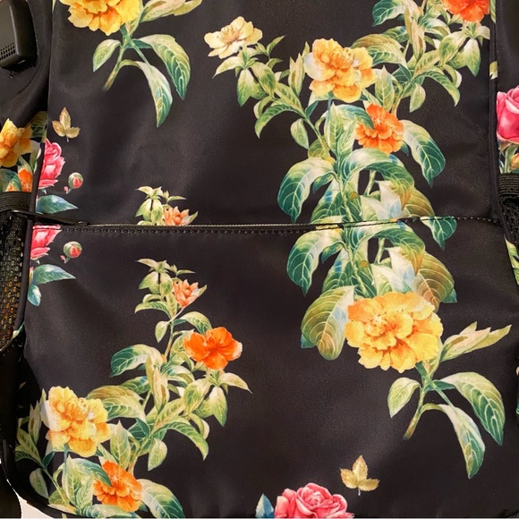 Matein Floral LapTop Backpack USB Charging Port Insulated Lunch Pocket 15 Inch - Picture 3 of 11